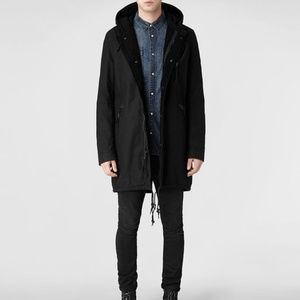 Allsaints “Kray” Parka (Military/Black)